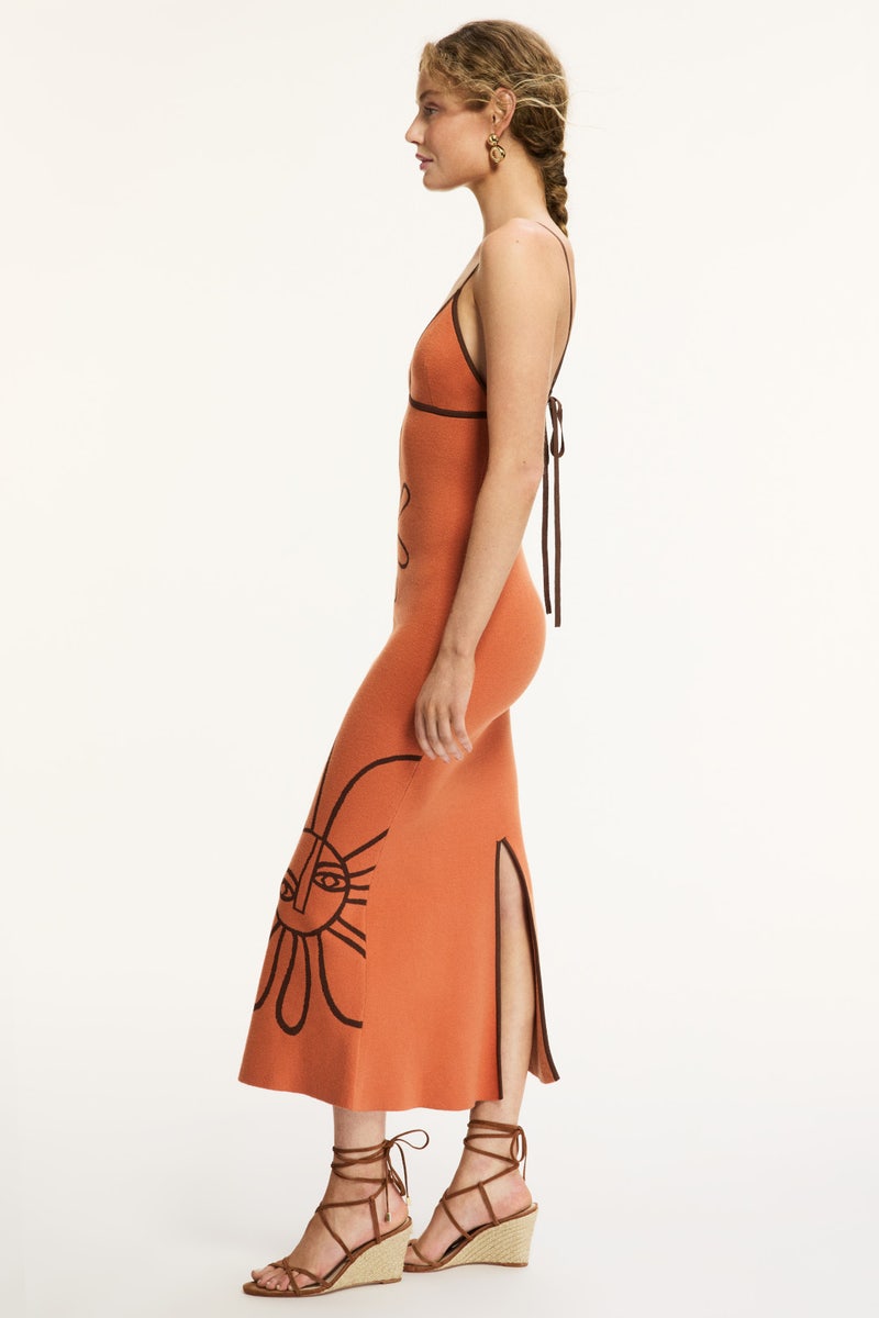 Soleil Knit Midi Dress by The Wolf Gang - Photo 1