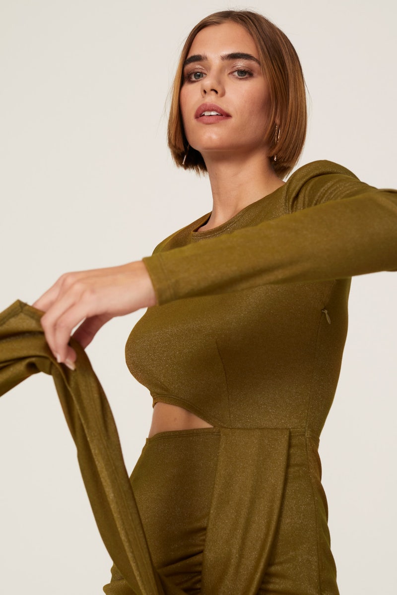 Tania Asymmetric Dress by Ronny Kobo - Photo 3
