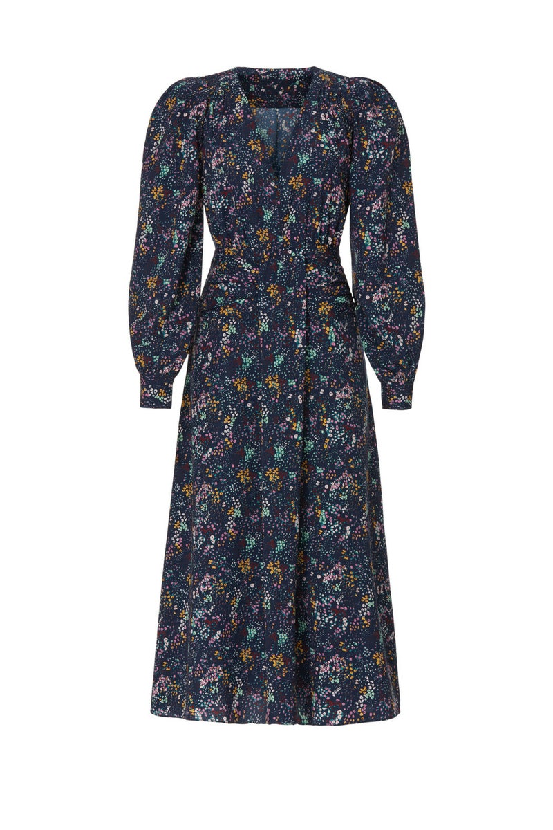 Blue Floral Dress by Derek Lam 10 Crosby x RTR - Photo 4