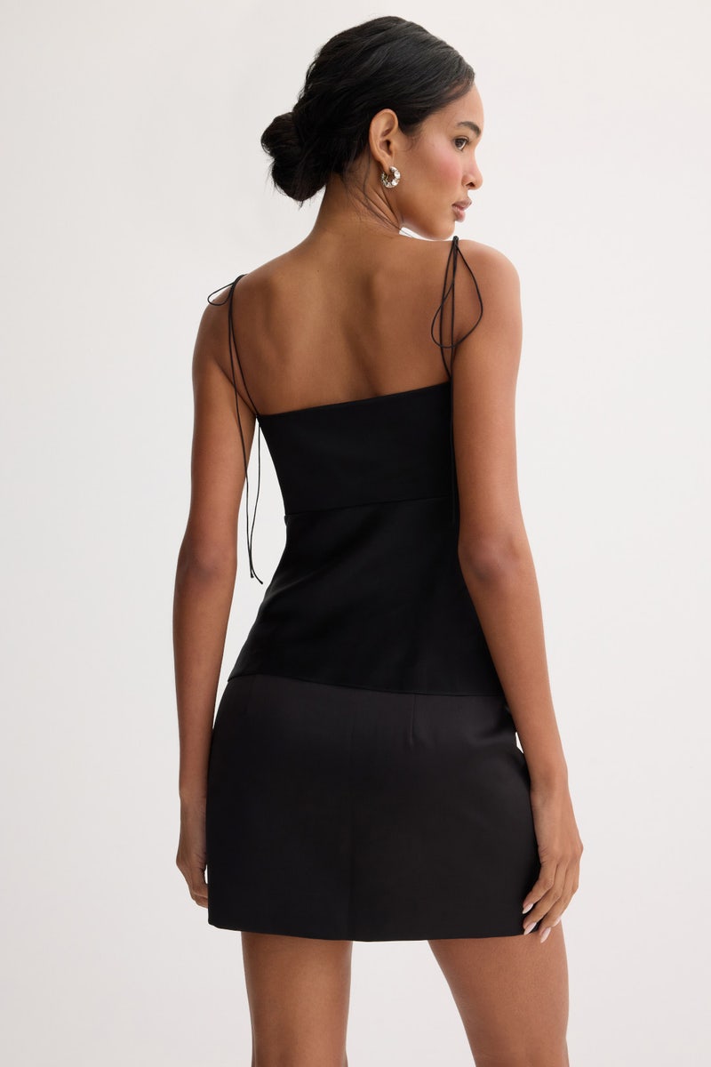 Carla Low Waist Satin Skirt by Reformation - Photo 2